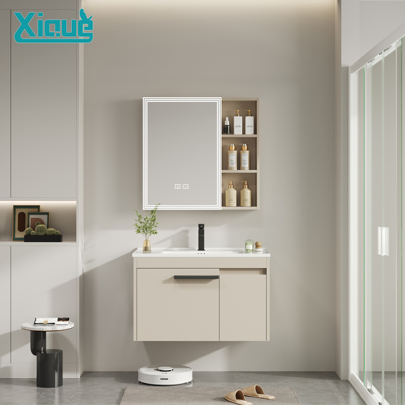 Custom New Arrival Sanitary Ware Wall Floating Sink Bathroom Vanity Unit