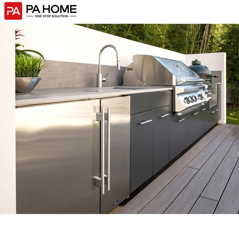 PA Professional Design Modern Modular Large BBQ Grill Outdoor Household Stainless Steel Kitchen Island