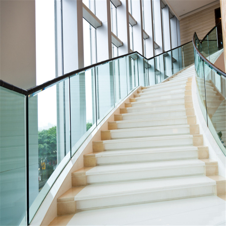 Outdoor Indoor Wood Staircase Stainless Steel Marble Cable Glass Balcony Stair Railing