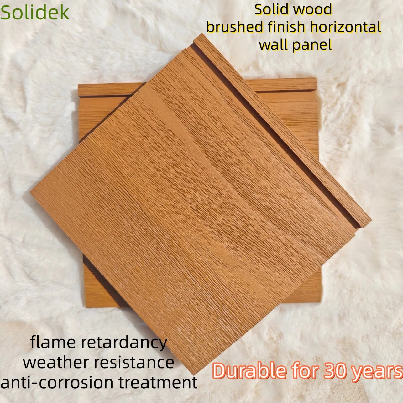 Brushed Solid Wood Horizontal Wall Paneling System Solid Wood Wall Paneling Brushed Wood Cladding Easy Install