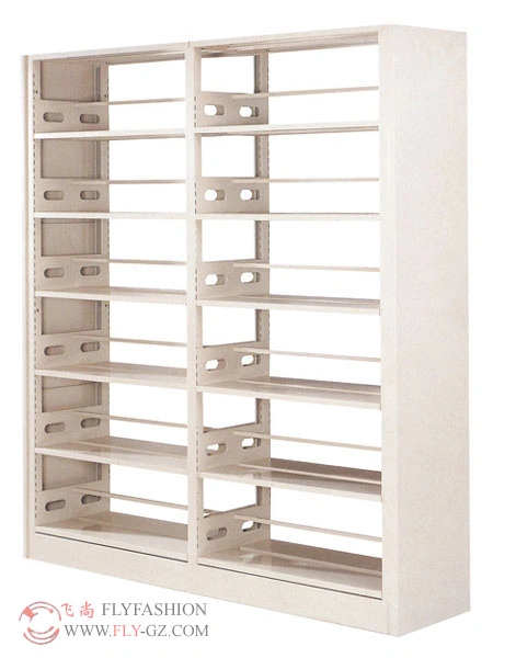 Library Steel Bookshelf Wooden Book Rack (ST-23)