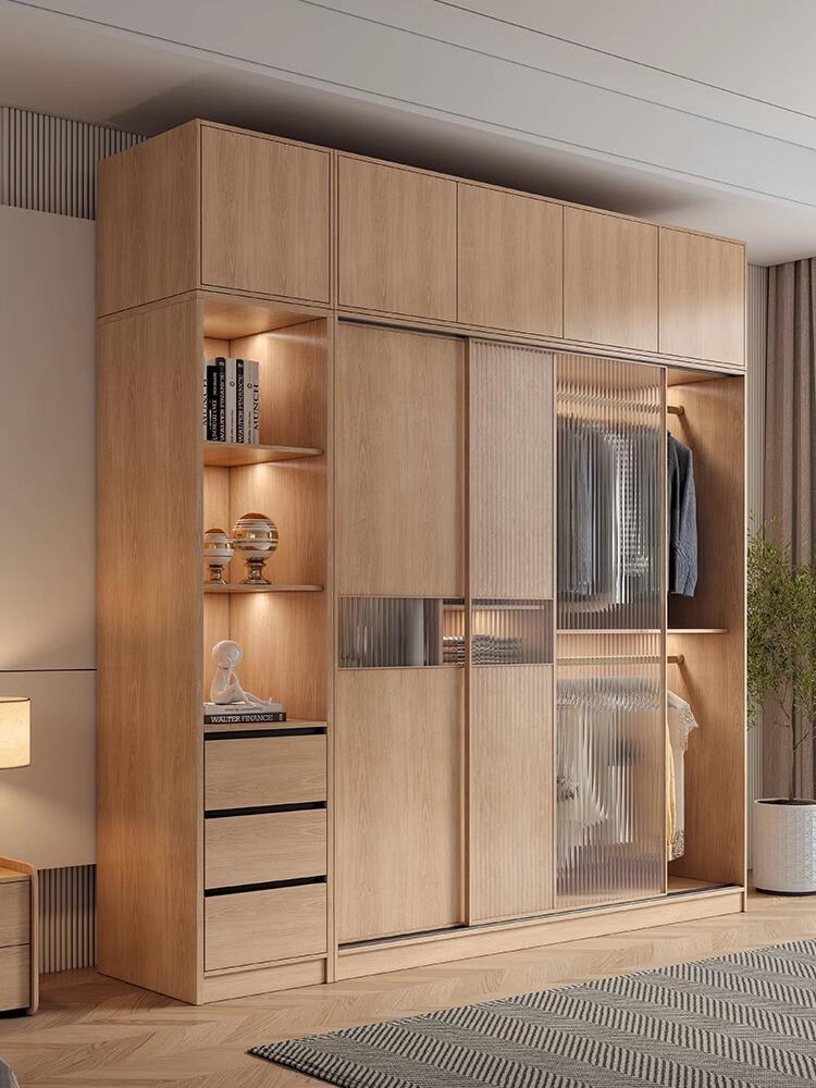 Customized Wooden Furniture Modern Walk in Closet Systems Bedroom Closet Wardrobe