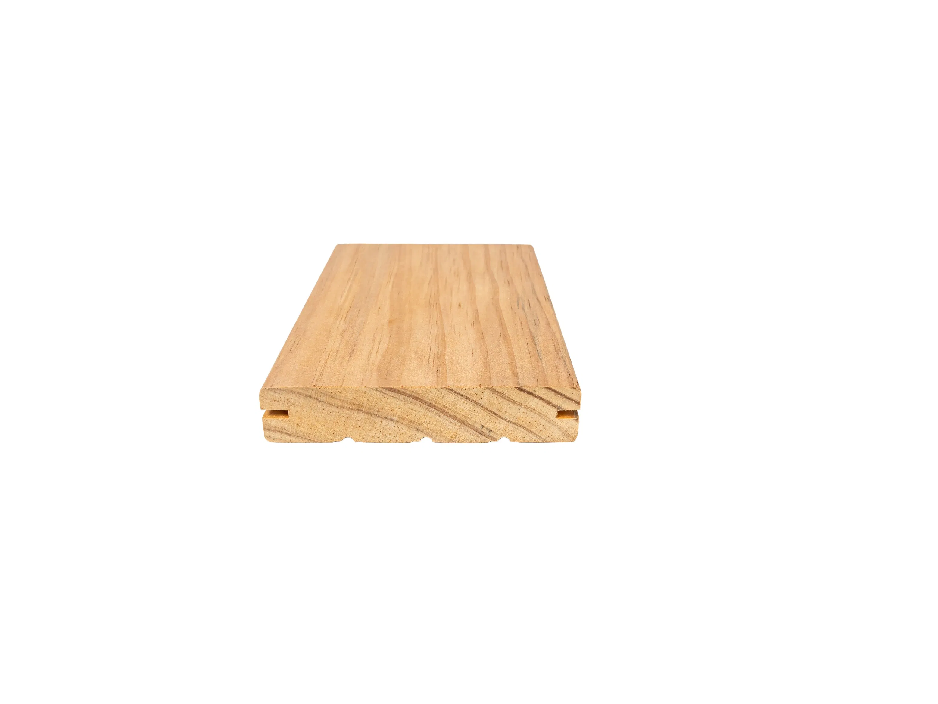Natural Easy Installation Hardwood Exterior Garden Decking Outdoor Solid Wood Flooring