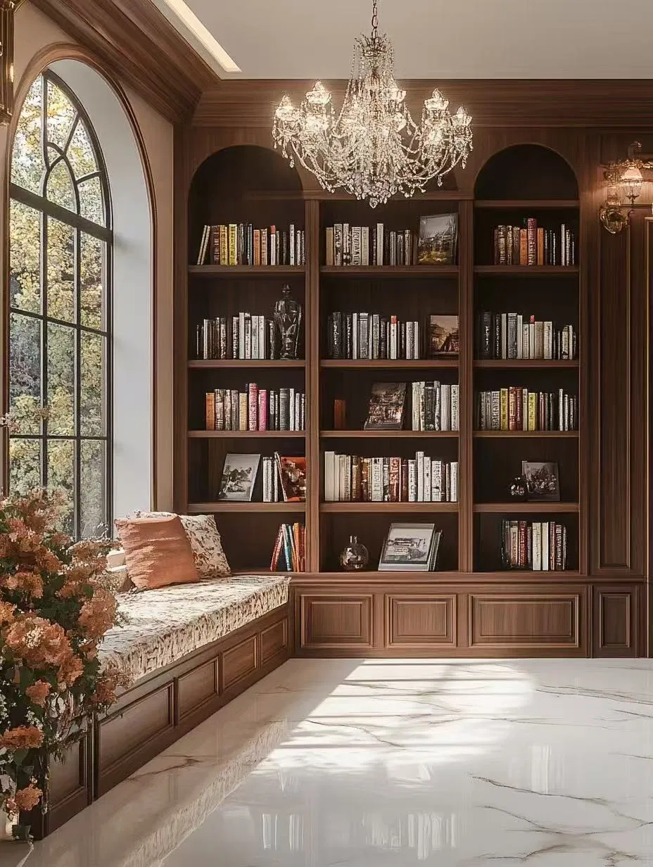 Freestanding Shelves School Living Room Wall MDF Solid Oak Wood Furniture Bookshelf