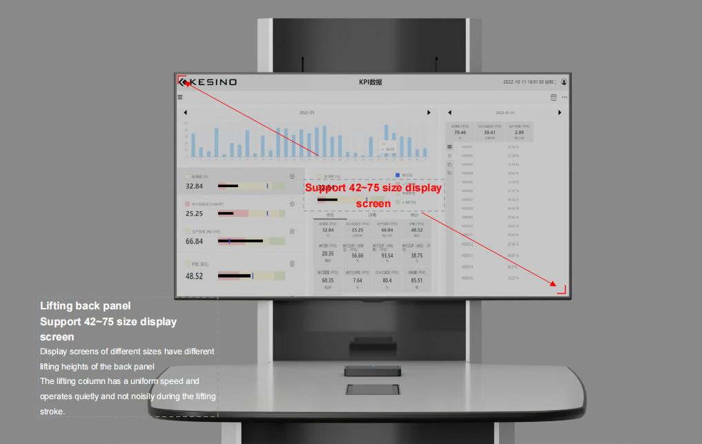 Safety Operation Table Office School Staff Conference Room Center Monitoring Console