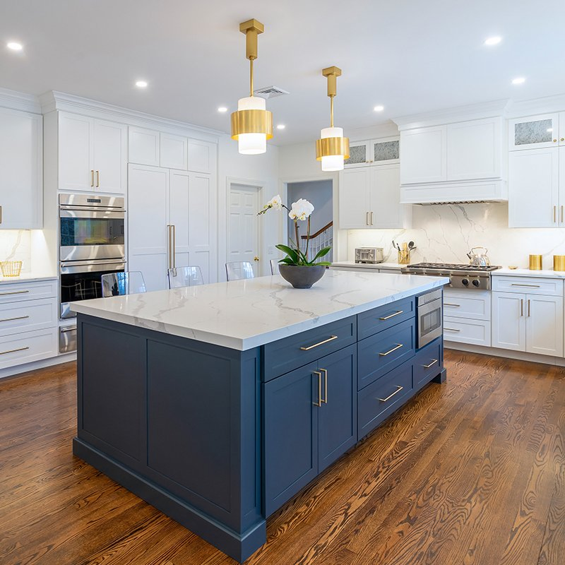 Customized Kitchen Shaker Style Modern Kitchen Cabinet Lacquer Finish