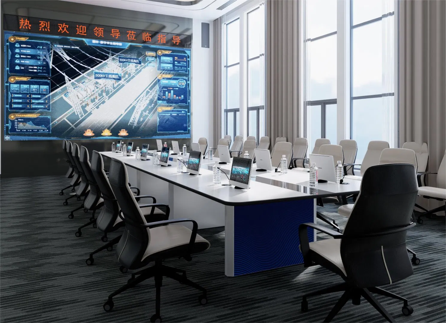 Atc/ATM Dispatch Console Monitoring Security Facilities Kesino Manufacturer Command Center Console