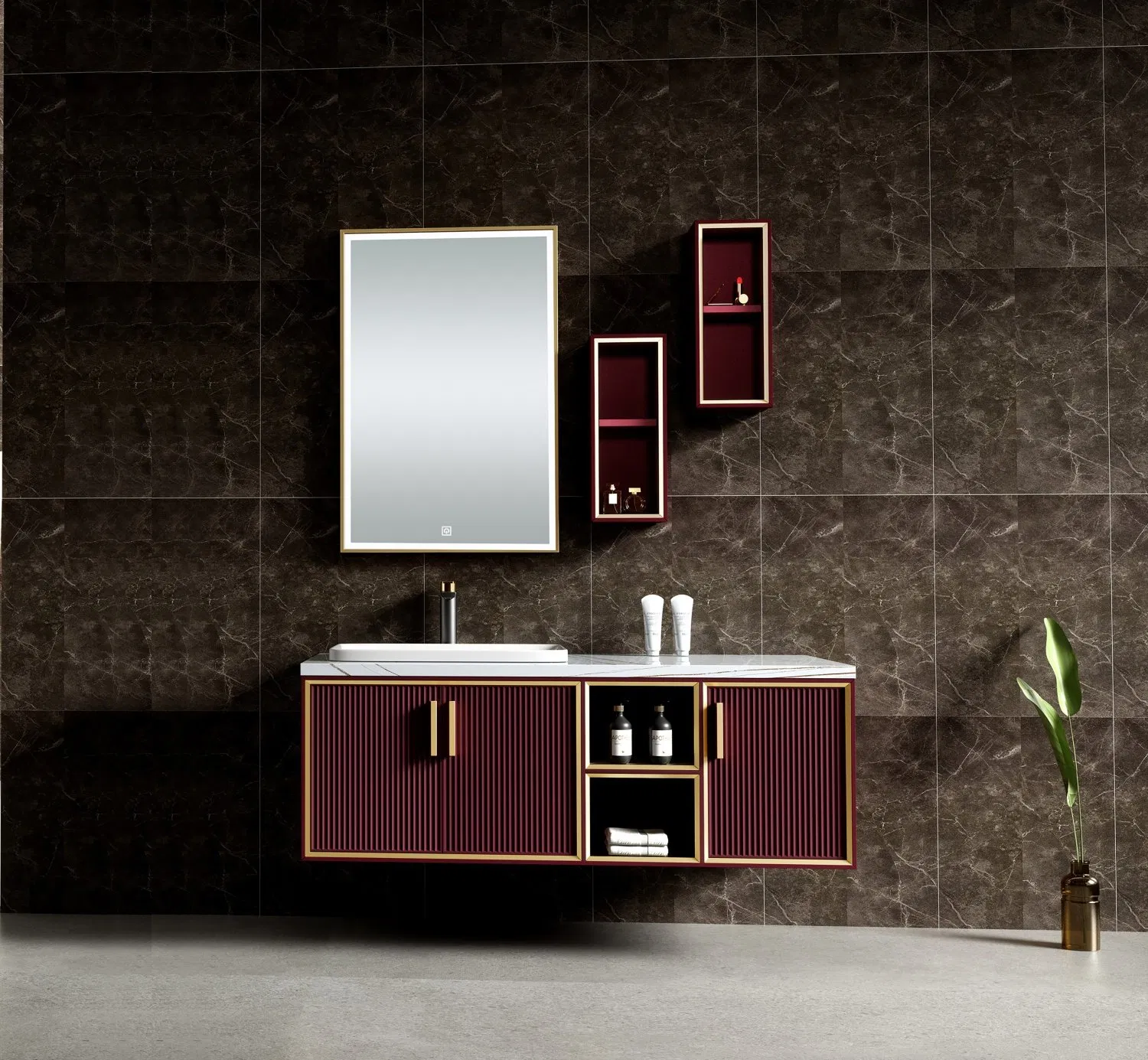 Ss6005 Stainless Steel Bathroom Cabinet Vanity Unit