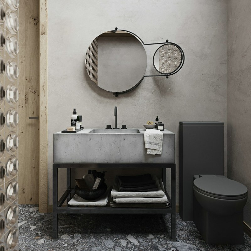 Wholesale Hotel Modern Design Wall Mounted Vanity Set Cabinet Furniture Ceramic Basin LED Mirror Bathroom Vanity Unit