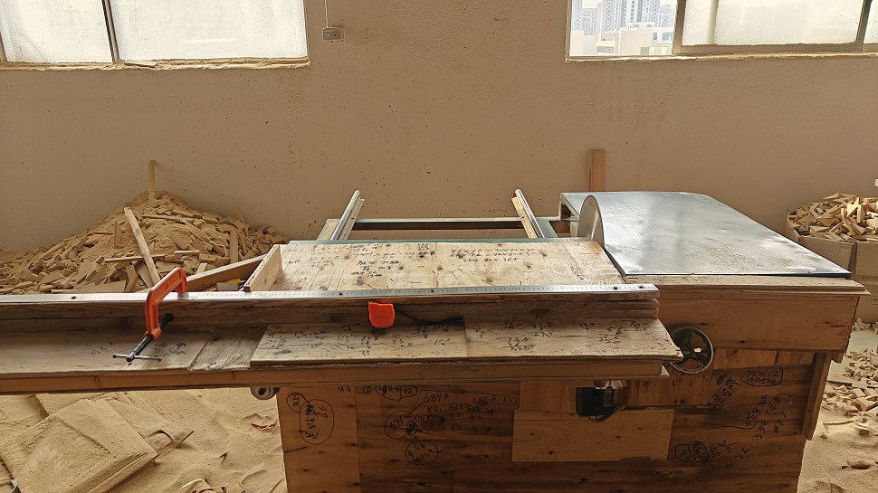 Precision Cutting Machine for custom furniture production at Arico Home