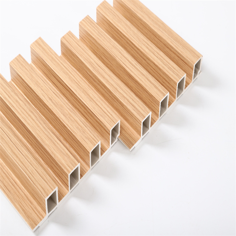 Construction Material WPC Great Wall Board Decorative Fluted Wood Wall Paneling