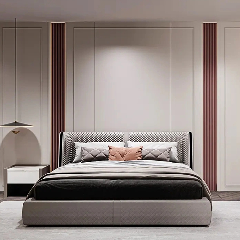 Sleek Minimalist White Wardrobe with UV Lacquered Finish