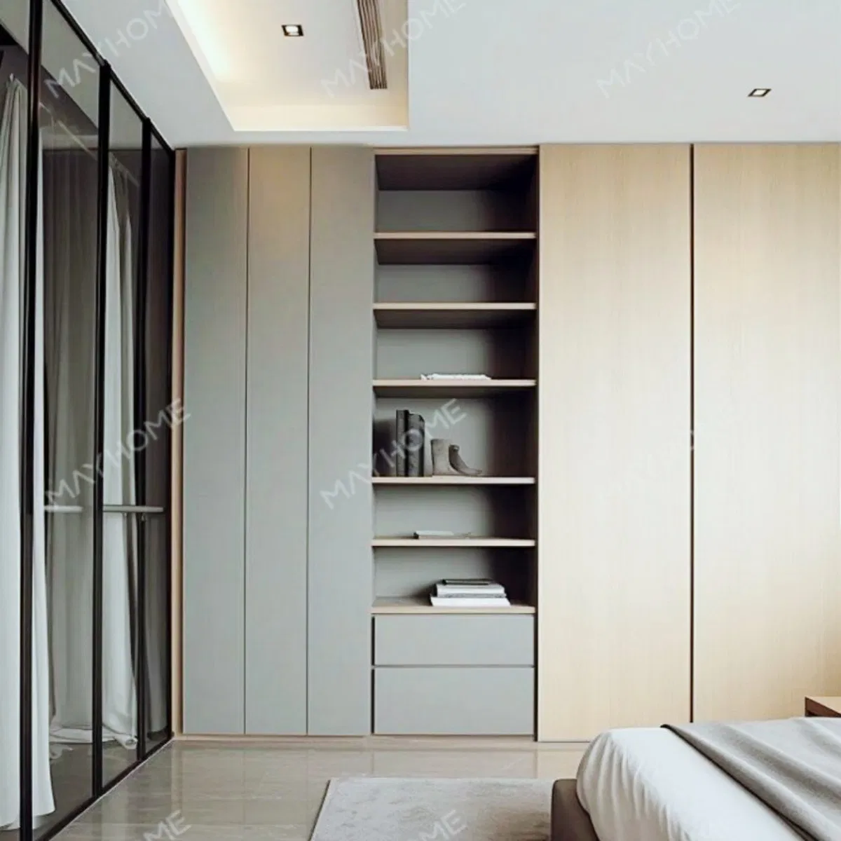 Long Lifespan Easy Maintenance Private Wardrobe Suite Modular Closet System