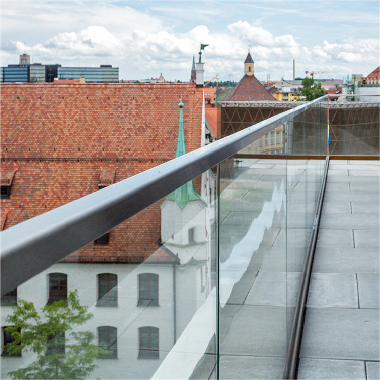 Orient Promotion Railing Prima Construction Wood Staircase Railing Bluster Topglass Fence Balcony Railing