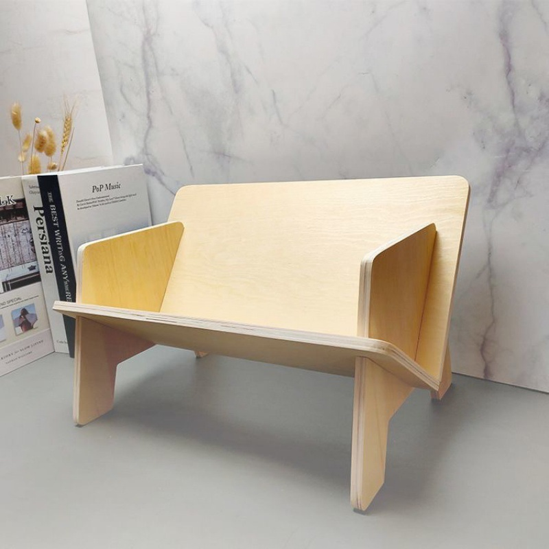 V-Shaped Desktop Bookshelf for Students