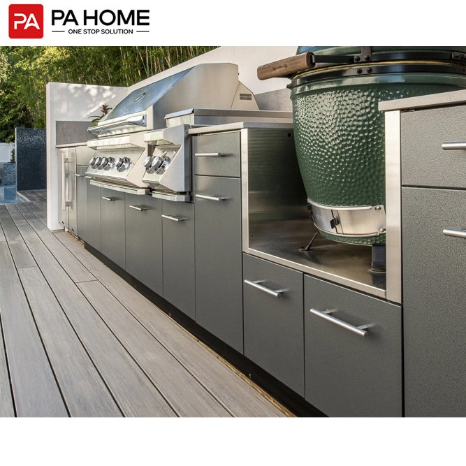 PA Professional Design Modern Modular Large BBQ Grill Outdoor Household Stainless Steel Kitchen Island