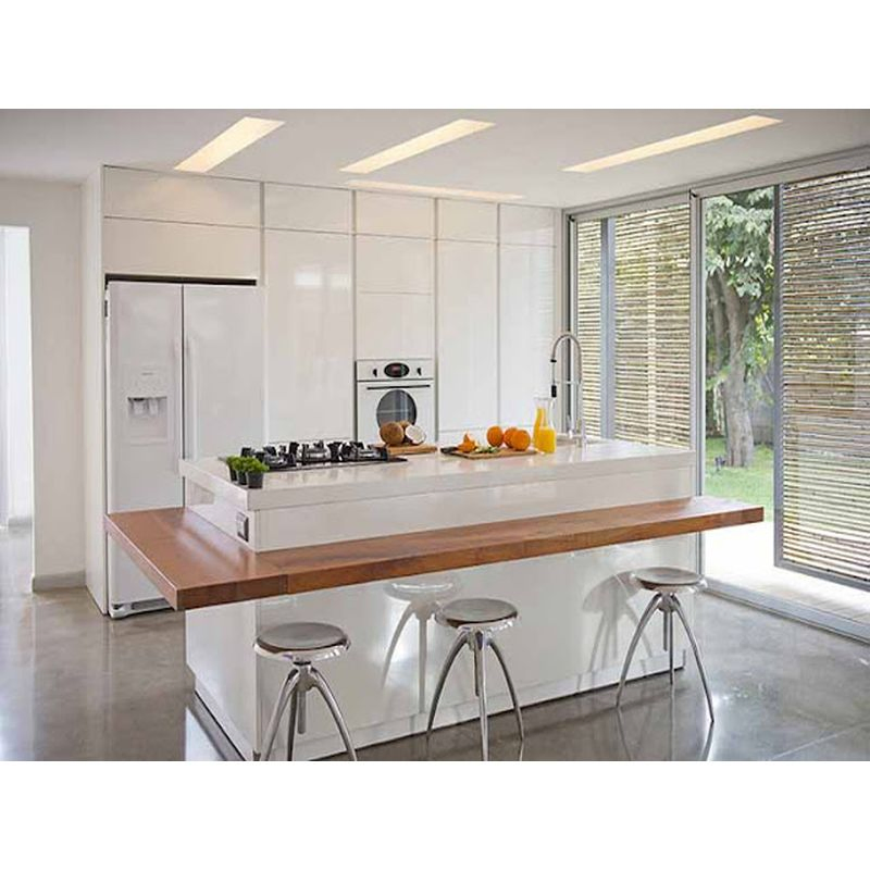 Kitchen Cabinet Beautiful MDF Board Solid Wood Chic Shaker Style Kitchen Cabinet