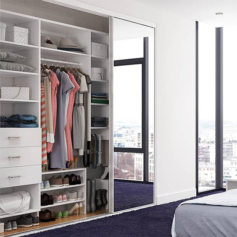 Contemporary Australian Style Sliding Wardrobe in Durable Melamine