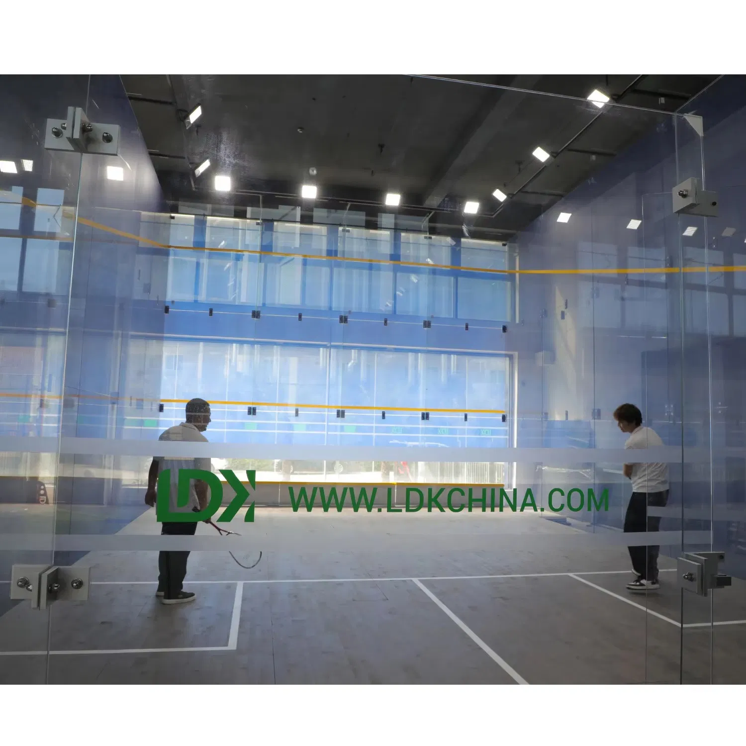 Premium Hardwood Flooring for Indoor Squash Court Installation
