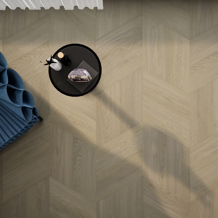 Multi-Color Engineered Oak Hardwood Flooring Modern Design Click Installation for Living Room White Oak Wood Laminates