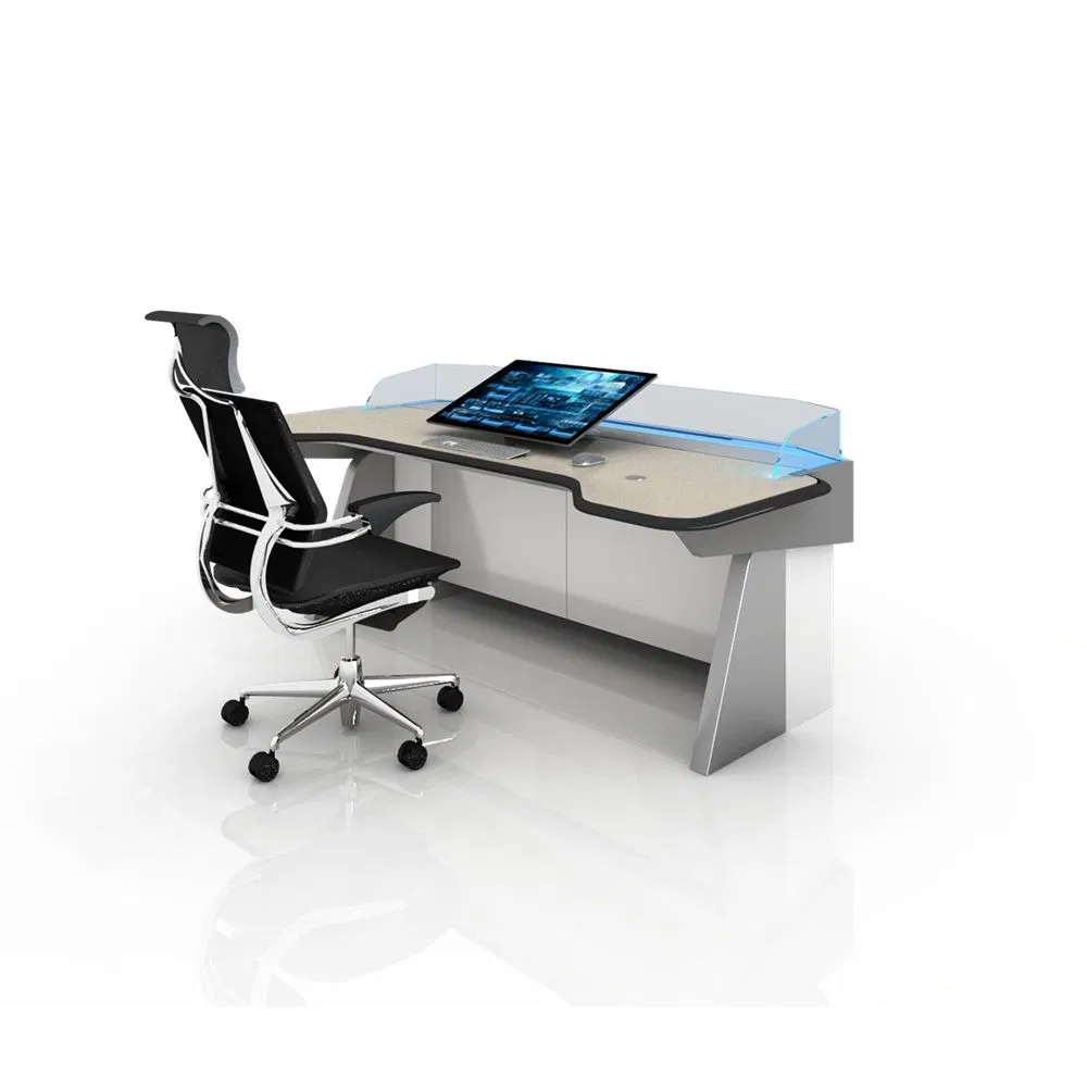 High Quality Ergonomic Modern Office Computer Desk Control Room Adjustable Lift Desk Compact Command Console Furniture