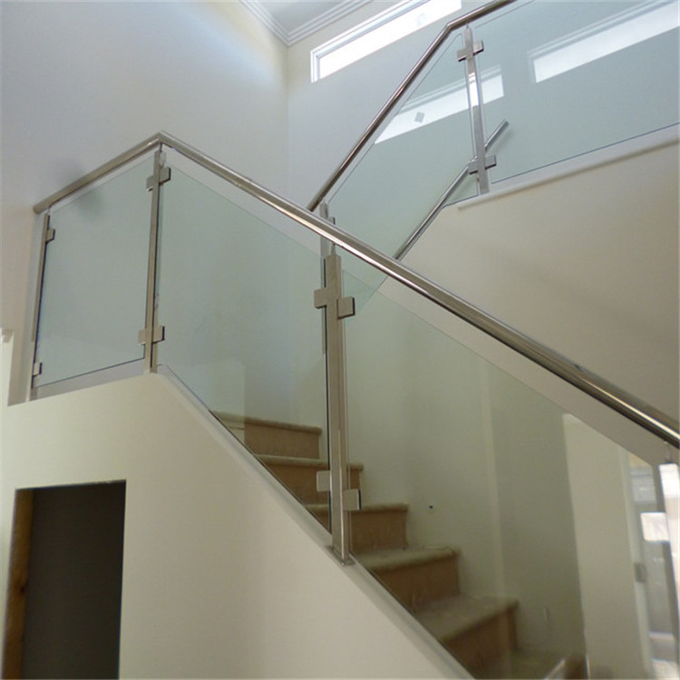 Outdoor Indoor Wood Staircase Stainless Steel Marble Cable Glass Balcony Stair Railing