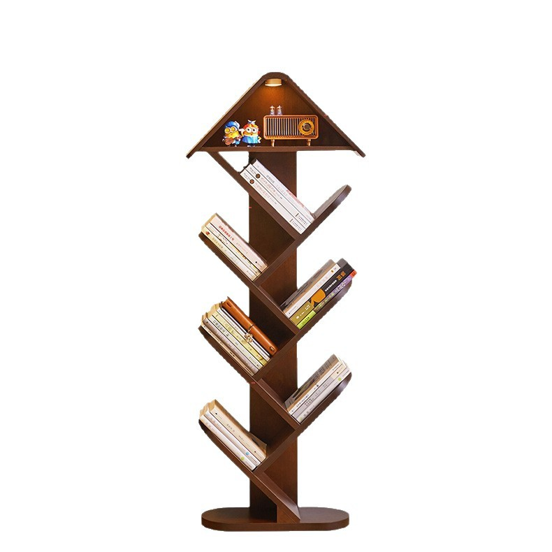 Tree-Shaped Corner Bookshelf / Floor Standing Tree Bookcase