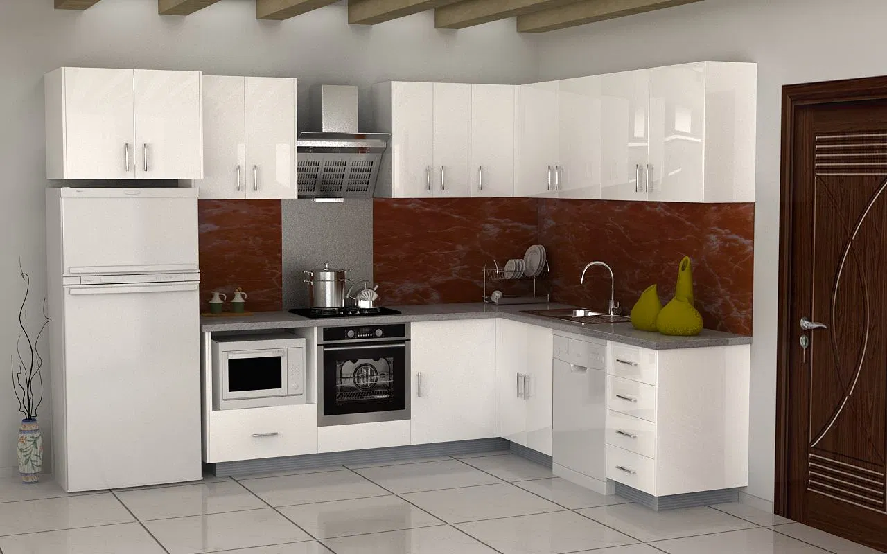 Factory Solid Wood Shaker Style Kitchen Cabinet Series Modern Design Kitchen Cabinet for Wholesales