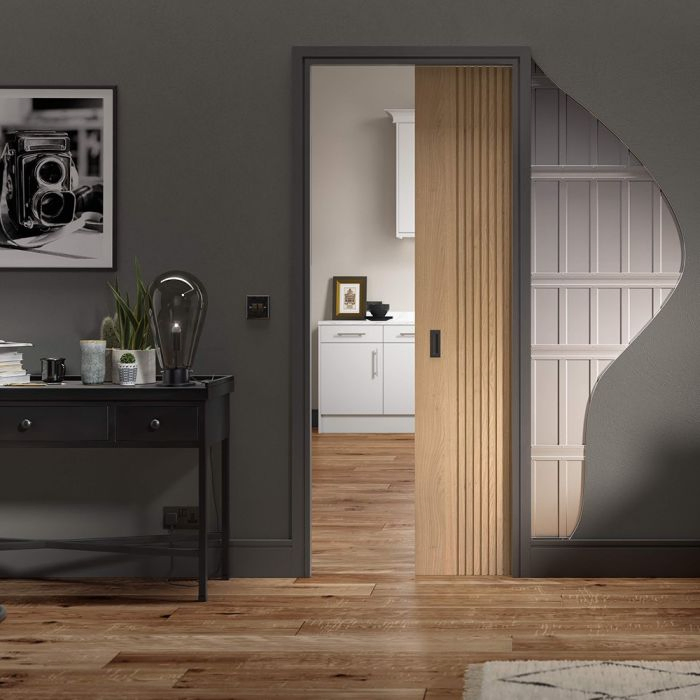 Sliding Pocket Door for Wardrobe Bedroom Bathroom Renovation