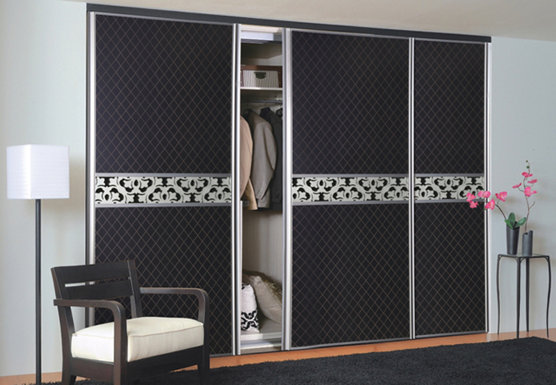 European Style Wardrobe Sliding Door for Bedroom Furniture (JY-A7-BCF-004)