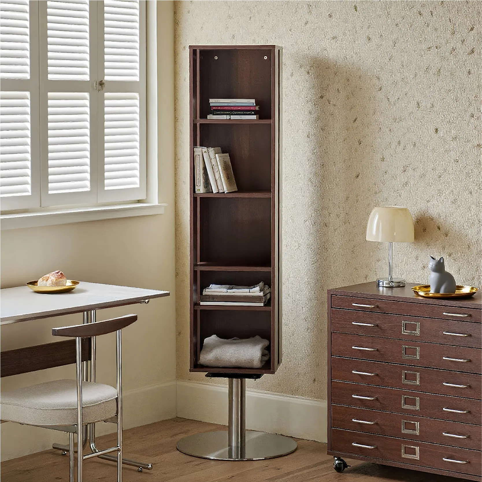 Wooden Bookshelf Structure