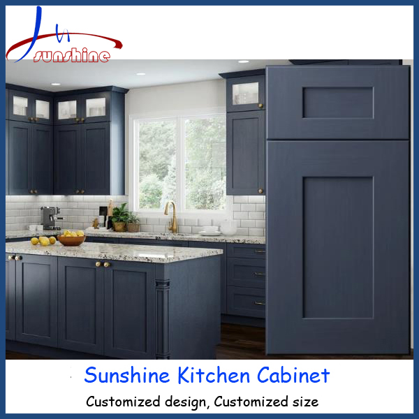 American Standard Shaker Style Kitchen Cabinets Solid Wood Factory