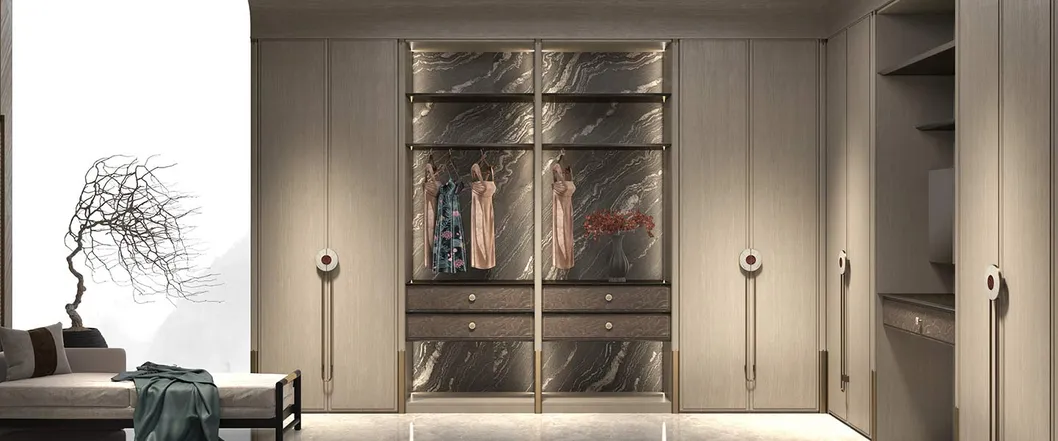 Contemporary Wooden Wardrobe