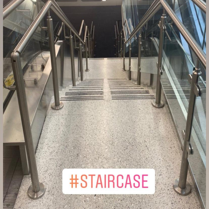 304 Ajustable Square Stainless Steel Handrail Wood Staircase Railing Price