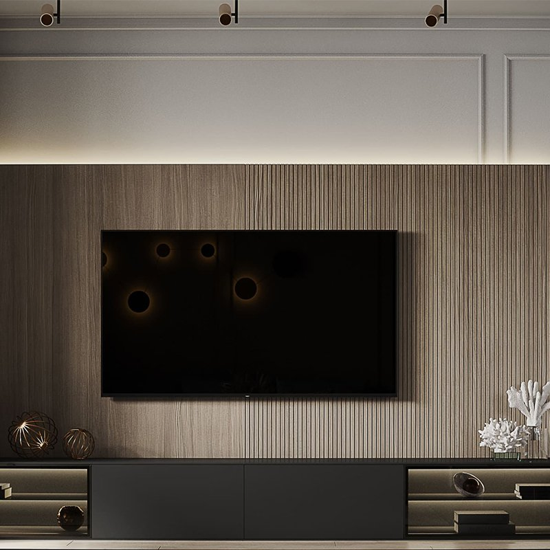 Luxury Wood MDF Sintered Stone Electric Modern TV Cabinet Fireplace TV Stand Modern with Fireplaces