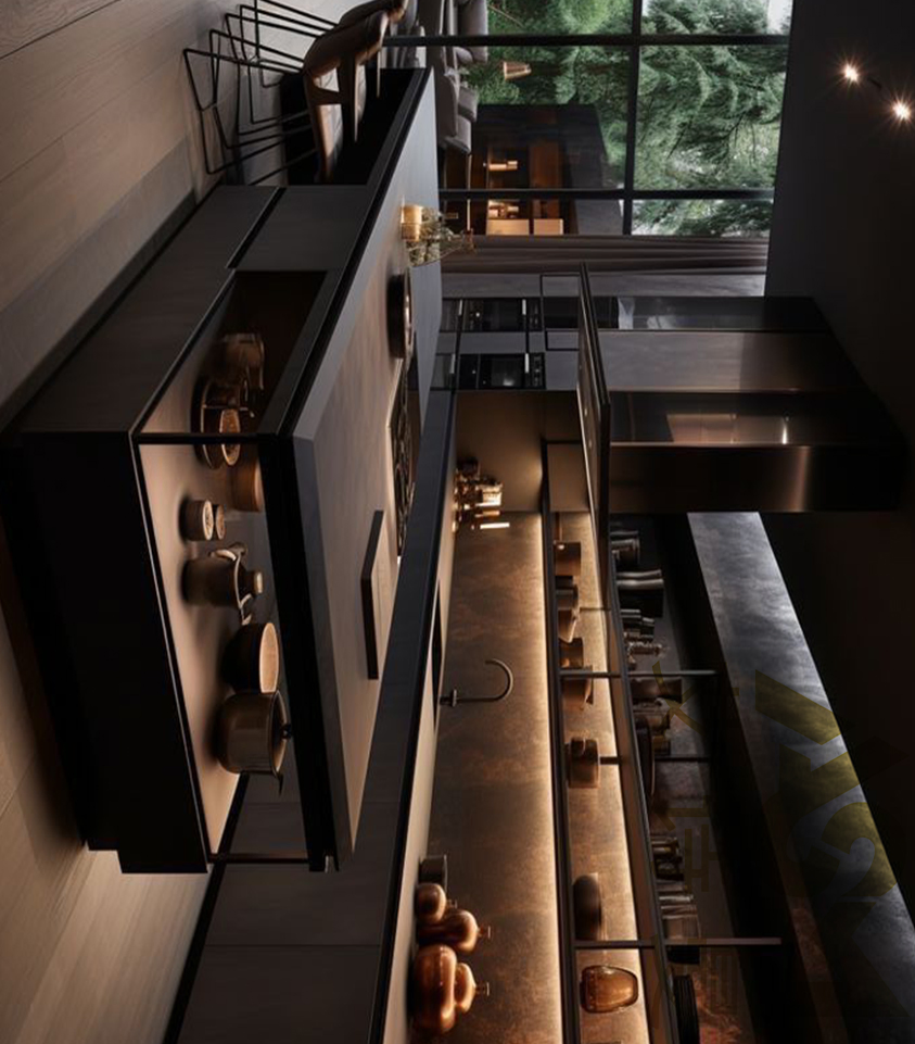 Contemporary Cabinet System for Efficient Kitchen Organization