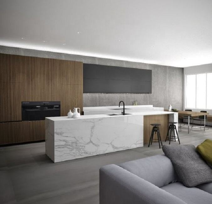 Modern Custom Kitchen Stone Table Island