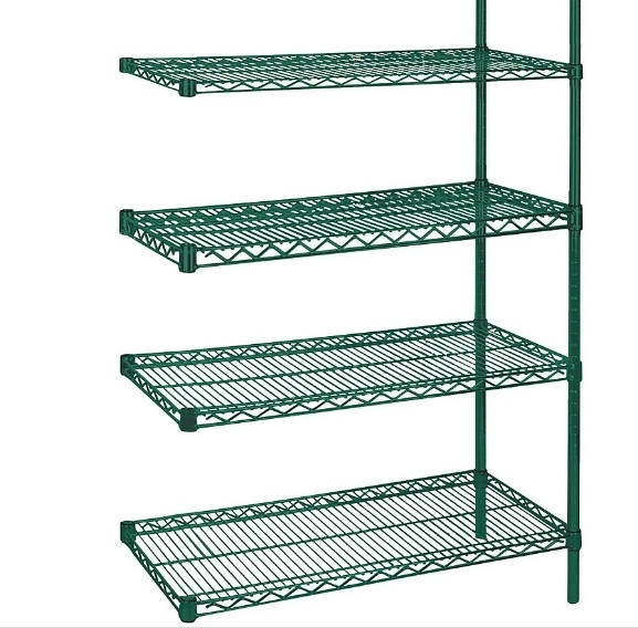 Multi-Functional 4 Tiers Industrial Warehouse Storage Wire Rack Shelf Steel Racking System