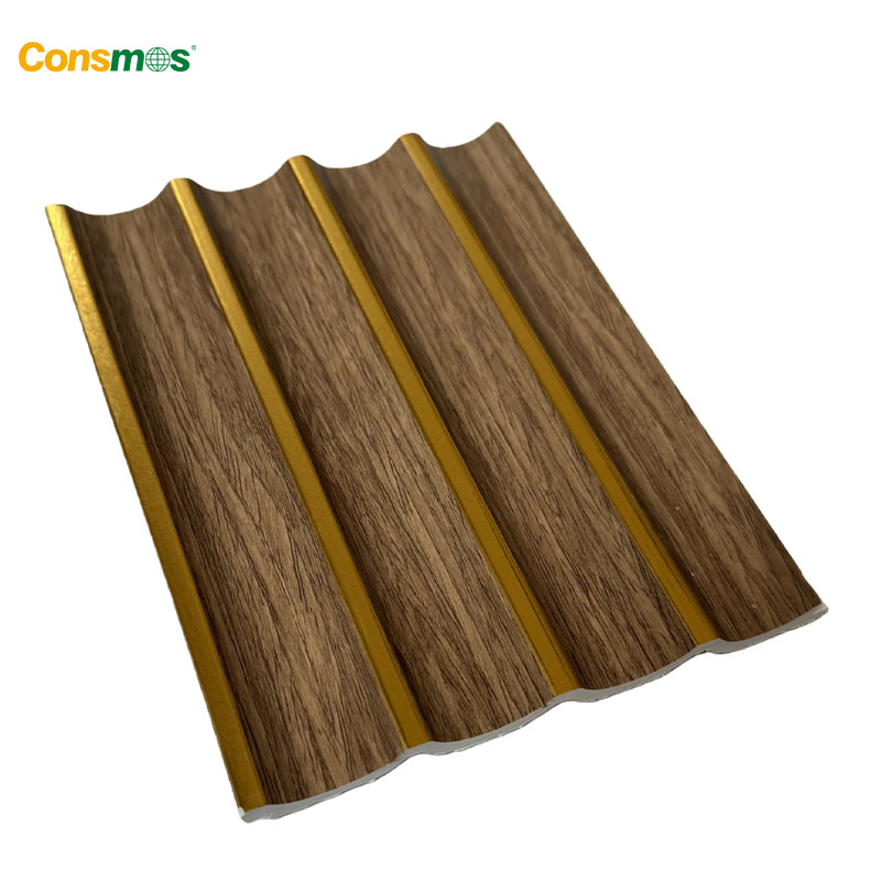 WPC Wall Moldings Wainscoting Wall Decorations Living Room Wood-Plastic Decorative Wood Wall Paneling