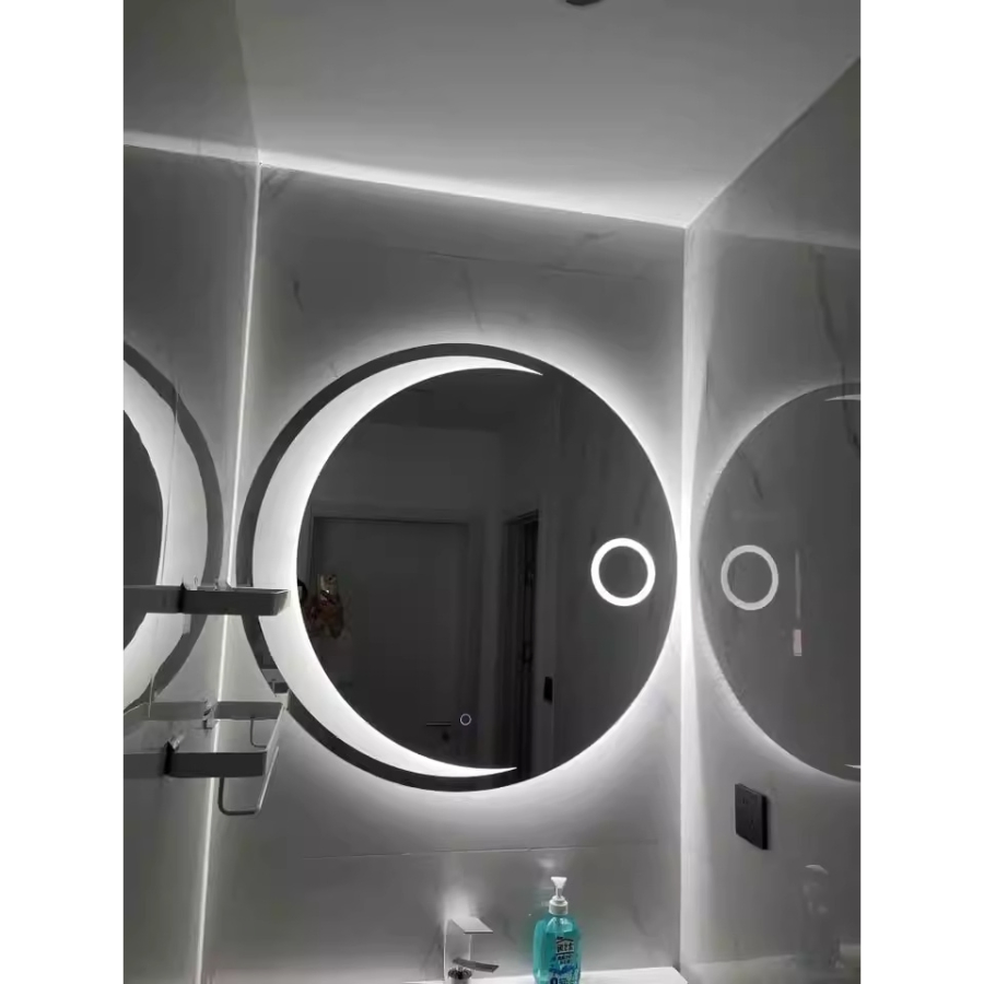 Wall Hung Stainless Steel Bathroom Vanity Unit with LED Smart Mirror Ssv6137