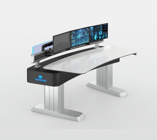 Custom High-End Personalized Lifting Computer Desk Multimedia Furniture Data Center Resources Central Control Room Console