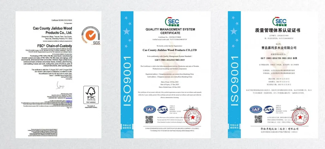 Quality Certifications