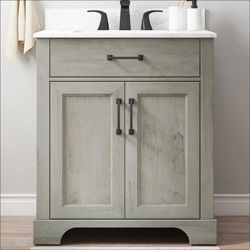 Modern Custom Bathroom Cabinet Bathroom Furniture Vanity Units with Mirror