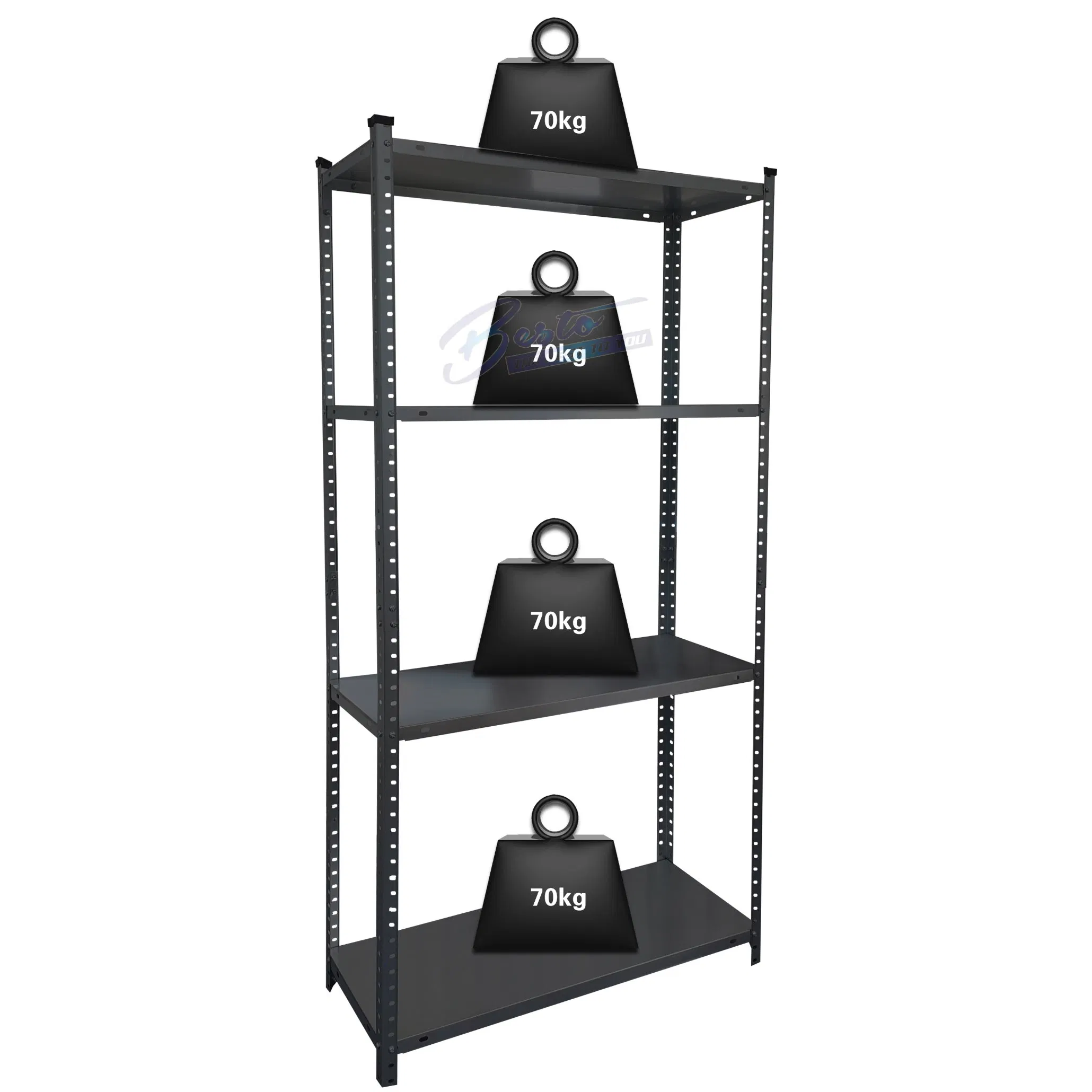 Light-Duty Bolted Storage Shelves for Pantry/Kitchen