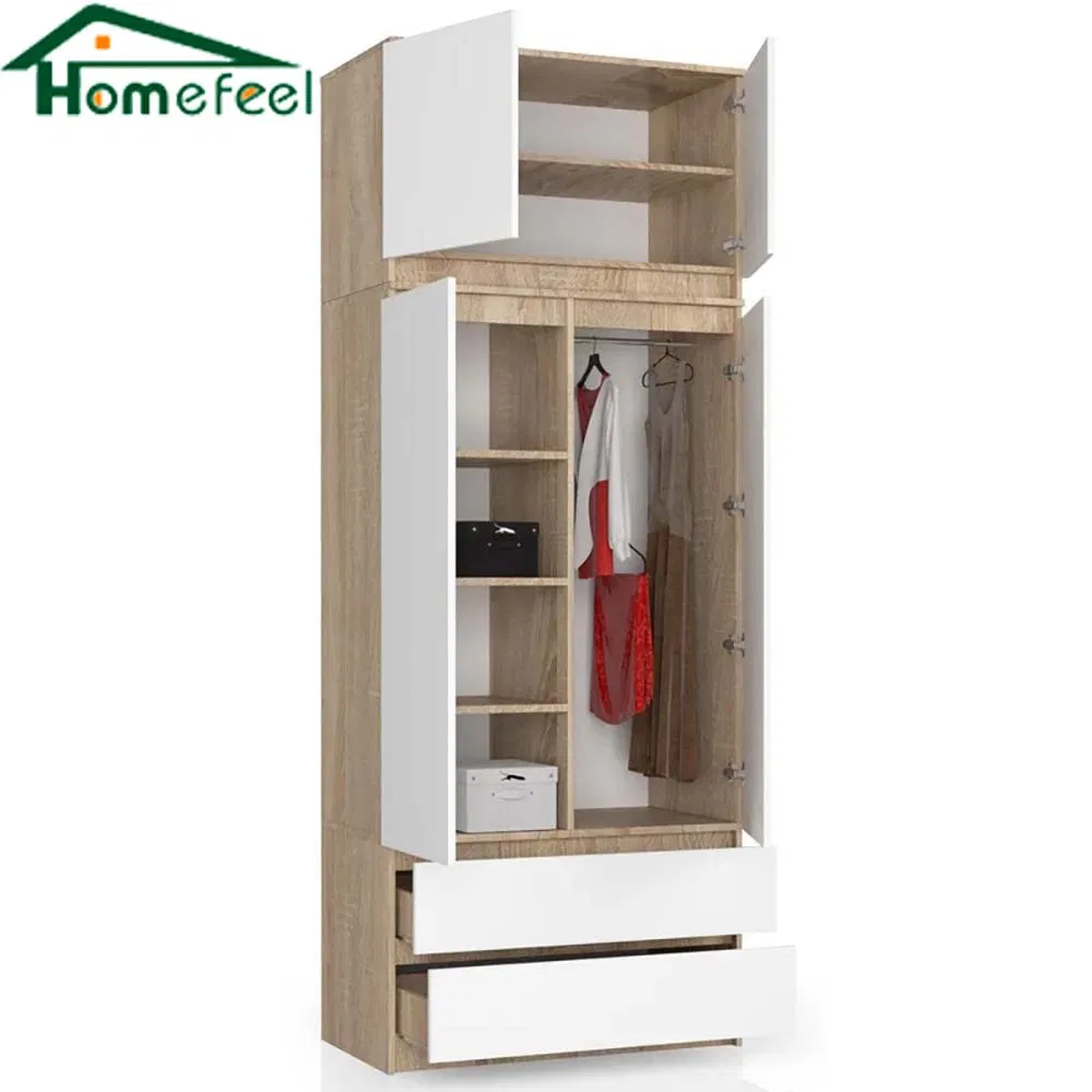 Customized Closet Systems Modern Home Furniture Wooden Design Walk in Wardrobe for Bedroom