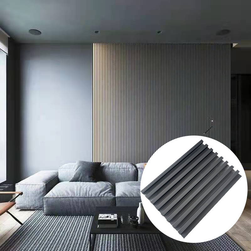 Factory Water Proof Wood Plastic Fluted WPC Wall Paneling for Interior Decoration
