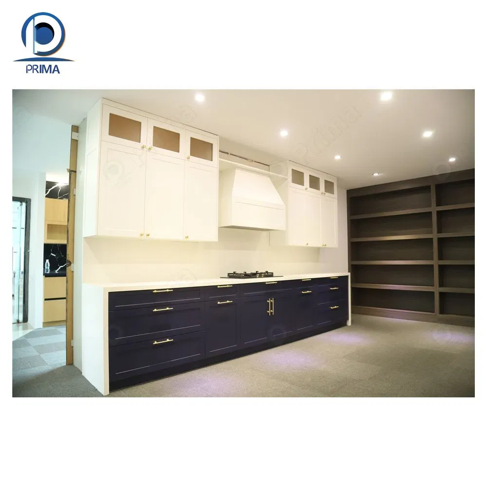 Factory Solid Wood Shaker Style Kitchen Cabinet Series Modern Design Kitchen Cabinet for Wholesales