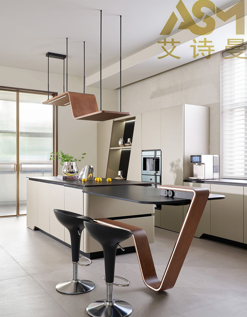 Contemporary Cabinet System for Efficient Kitchen Organization