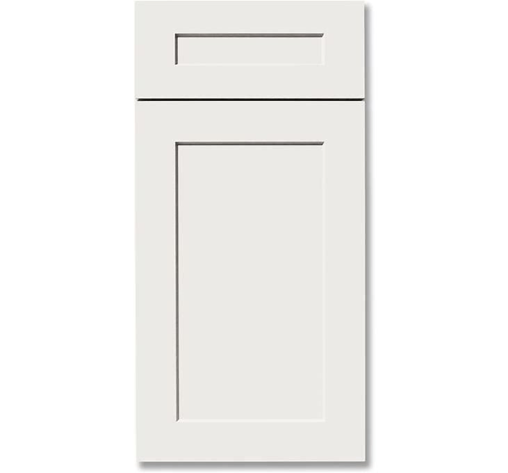 Thailand American Style White Shaker Framed/Frameless Kitchen Cabinet with Island