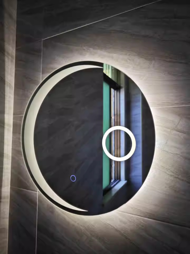 Wall Hung Stainless Steel Bathroom Vanity Unit with LED Smart Mirror Ssv6137